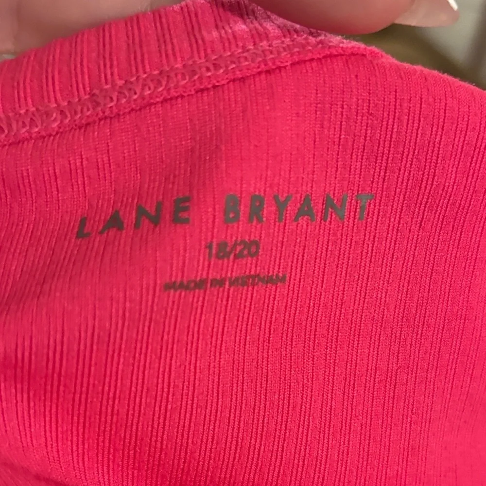 Lane Bryant High Neck Ribbed Tank - Picture 3 of 4